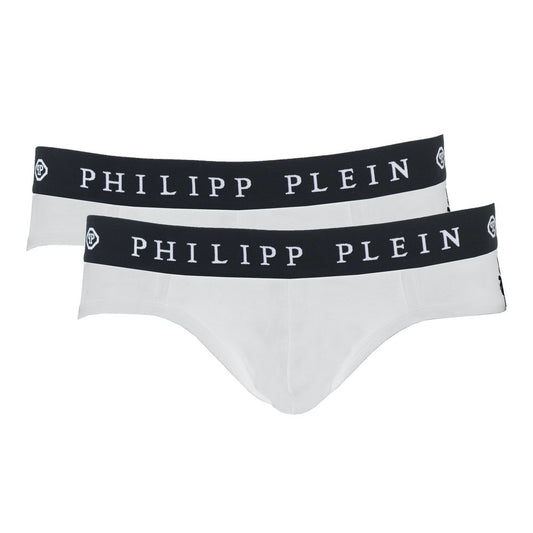 Philipp Plein Weiße Baumwolle Männer Boxer Short