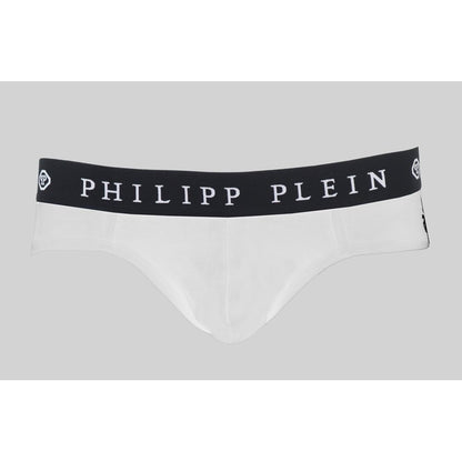 Philipp Plein Weiße Baumwolle Männer Boxer Short