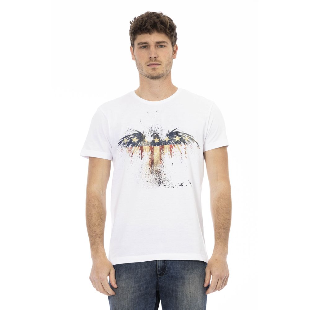 Trussardi Action Weißes Baumwolle Männer T-Shirt