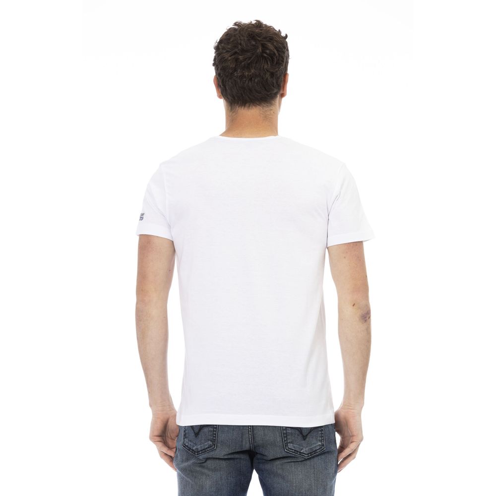 Trussardi Action Weißes Baumwolle Männer T-Shirt