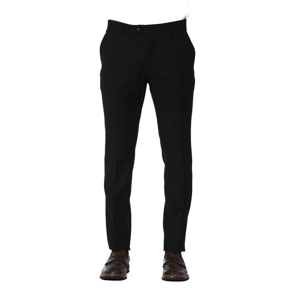 Trussardi Schwarz Wolle Männer Hose