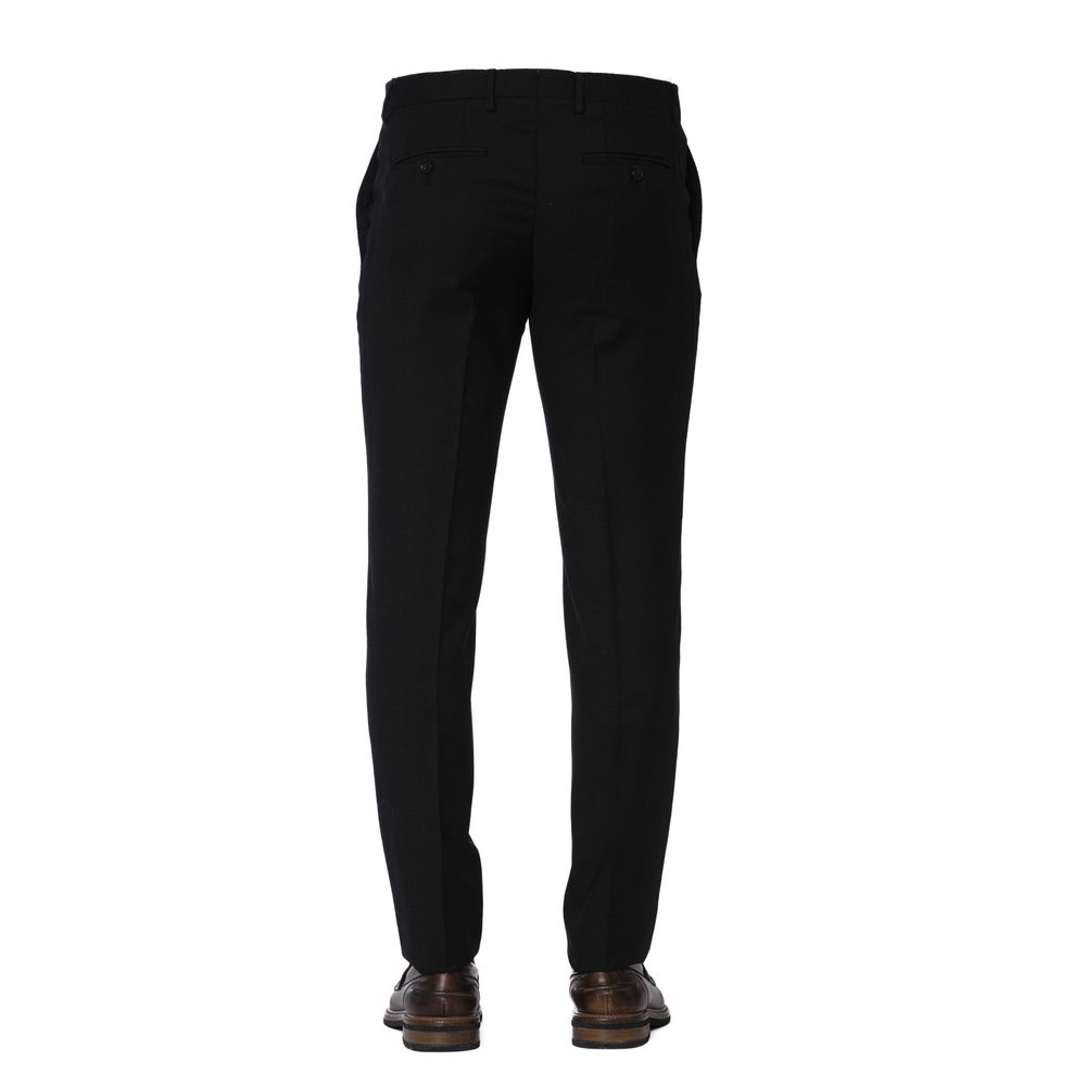 Trussardi Schwarz Wolle Männer Hose