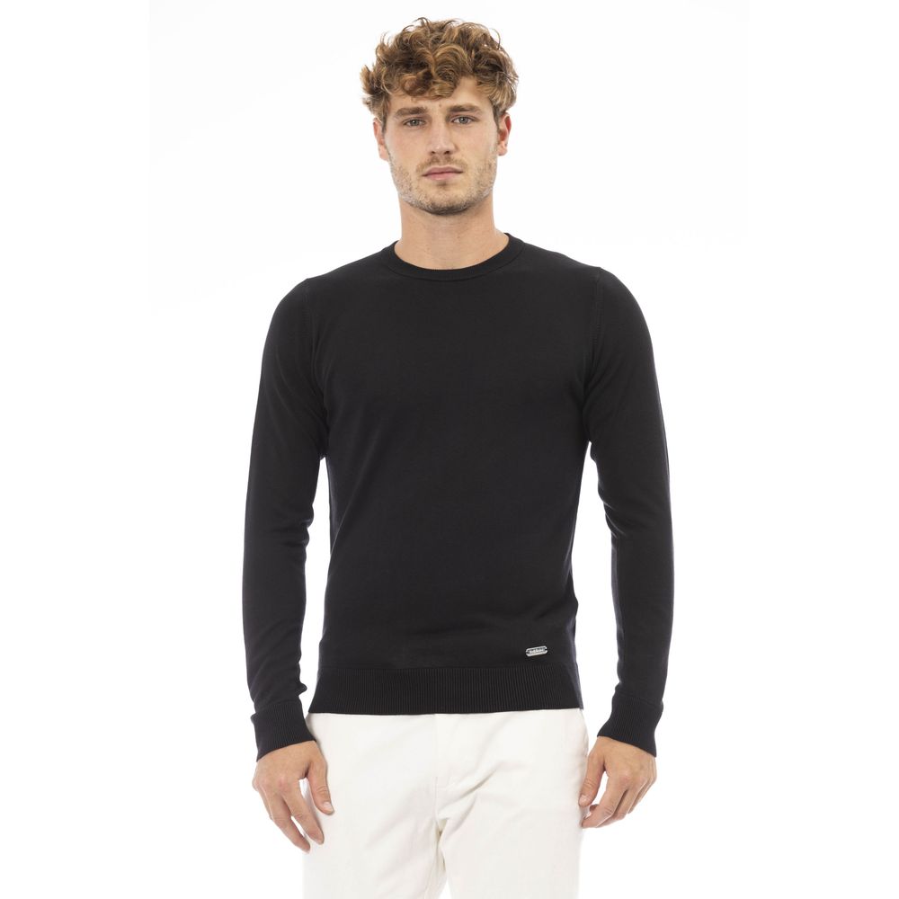 Baldinini Trend Schwarzer Modal-Pullover für Männer