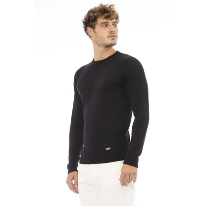 Baldinini Trend Schwarzer Modal-Pullover für Männer