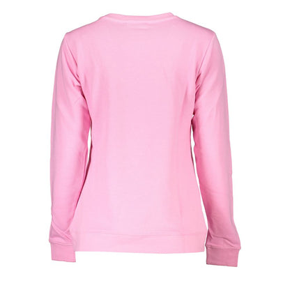 Cavalli Class Rosa Baumwollpullover