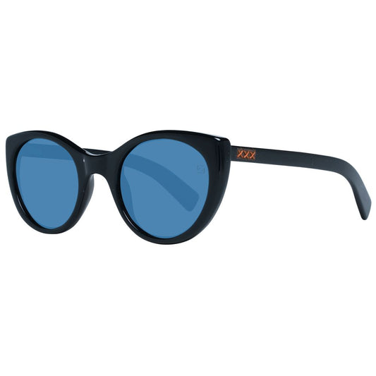 Zegna Couture Schwarze Unisex-Sonnenbrille