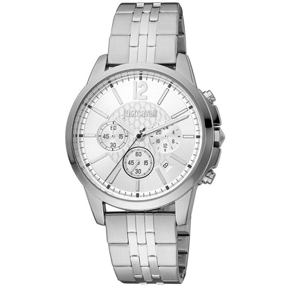 Just Cavalli Silberne Herrenuhr