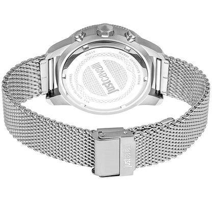 Just Cavalli Silberne Herrenuhr