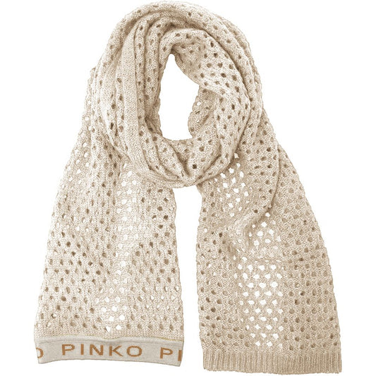 PINKO Beige Acryl-Schal