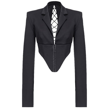 PINKO Schwarze Viskose Anzüge & Blazer