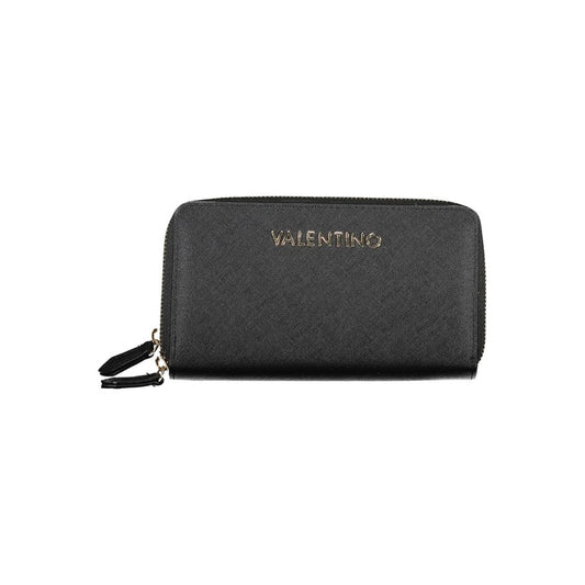 Valentino Bags Schwarzes Portemonnaie aus Polyethylen