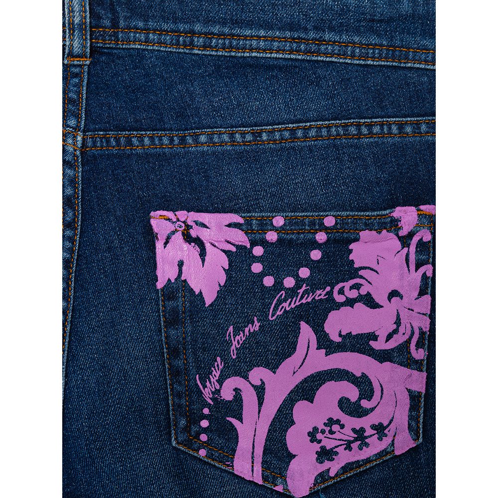 Versace Jeans Blaue Baumwolljeans & Hose