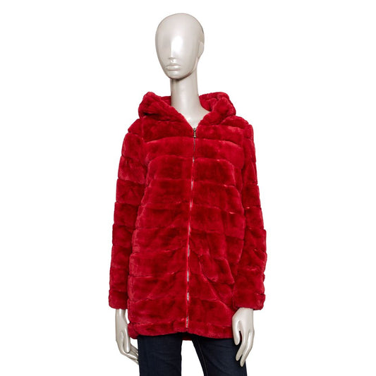 Baldinini Trend Rote Polyester Damenjacke