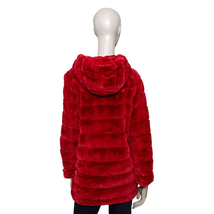 Baldinini Trend Rote Polyester Damenjacke