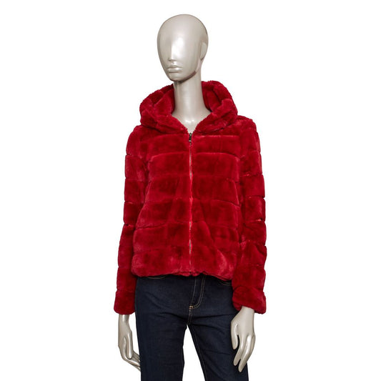 Baldinini Trend Rote Polyester Damenjacke