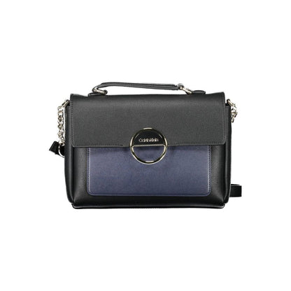 Calvin Klein Schwarze Polyethylen-Handtasche