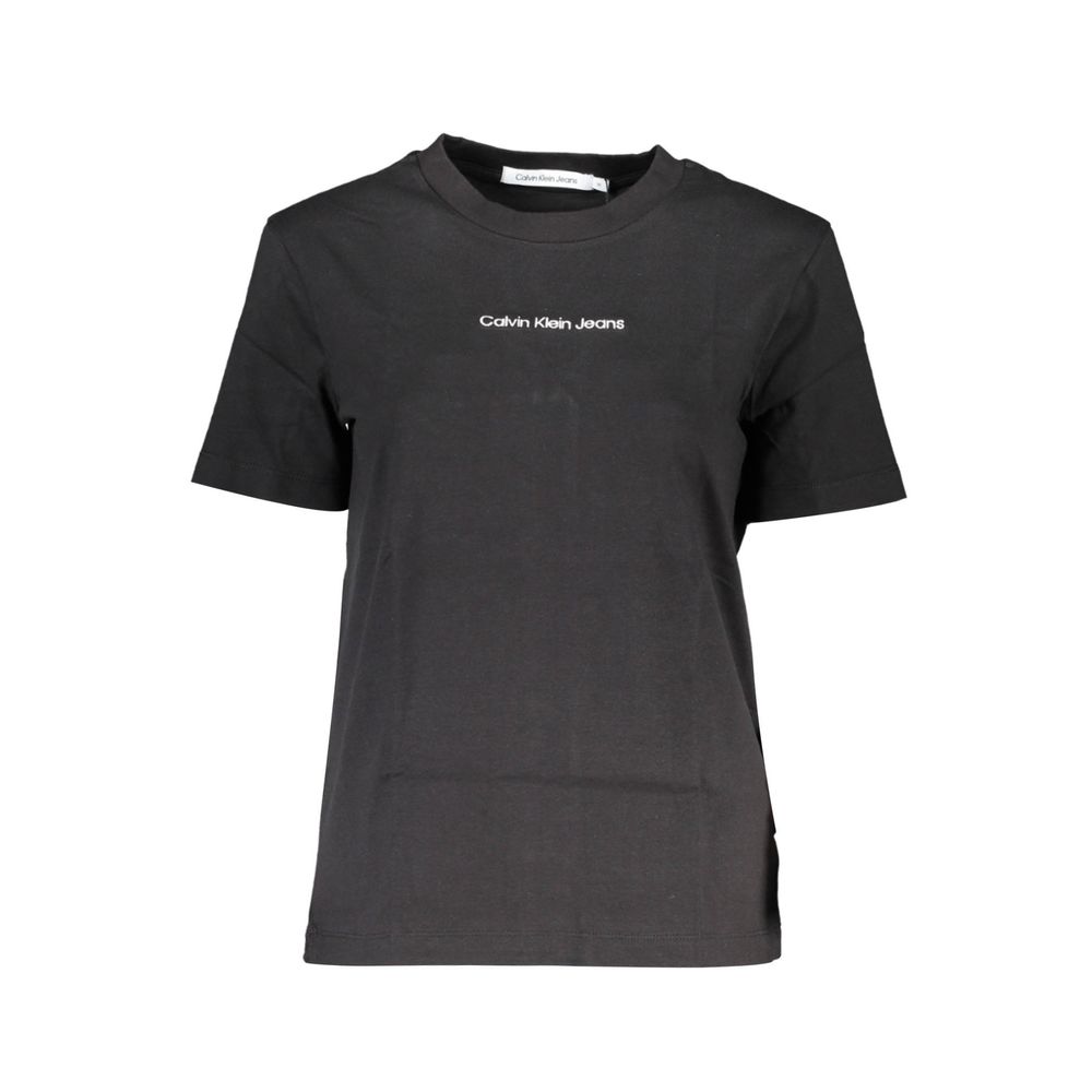 Calvin Klein Schwarze Baumwolle Tops & T-Shirt