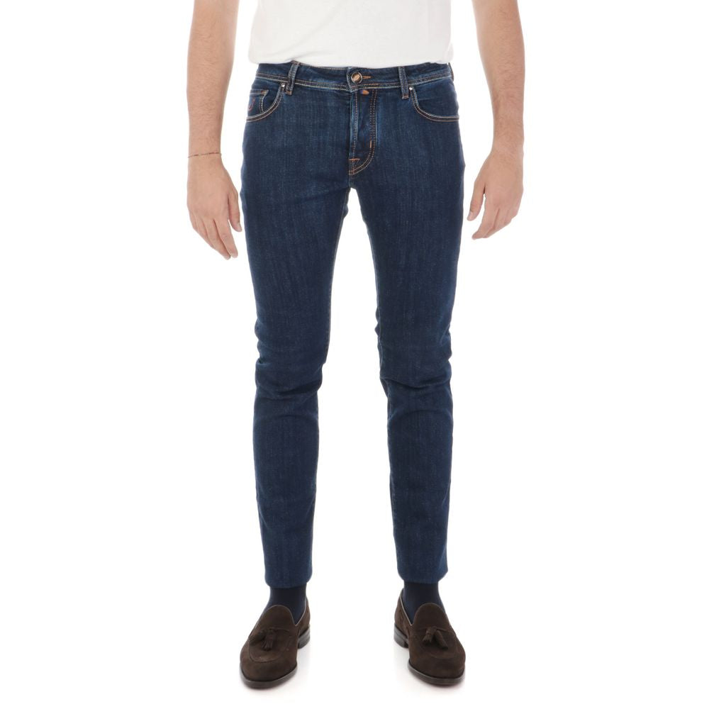 Jacob Cohen Blaue Baumwolljeans & Hose