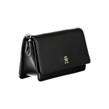 Tommy Hilfiger Schwarze Polyethylen-Handtasche