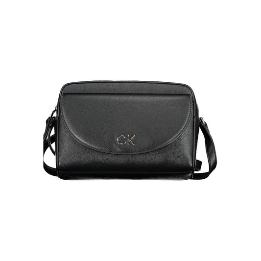 Calvin Klein Schwarze Polyethylen-Handtasche