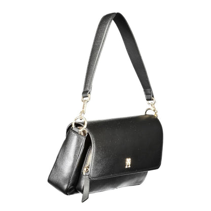 Tommy Hilfiger Schwarze Polyethylen-Handtasche