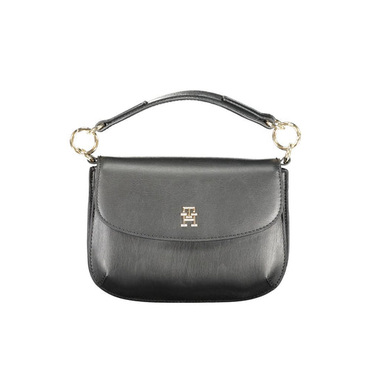 Tommy Hilfiger Schwarze Polyethylen-Handtasche