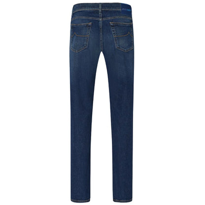 Jacob Cohen Blaue Baumwolljeans & Hose