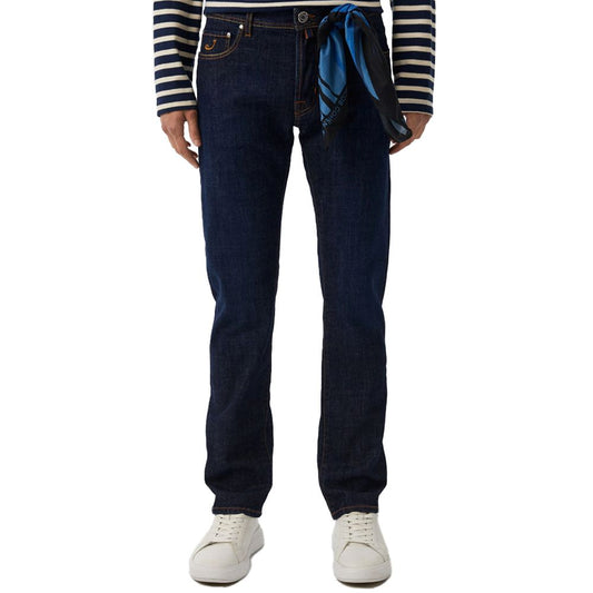 Jacob Cohen Blaue Baumwolljeans & Hose