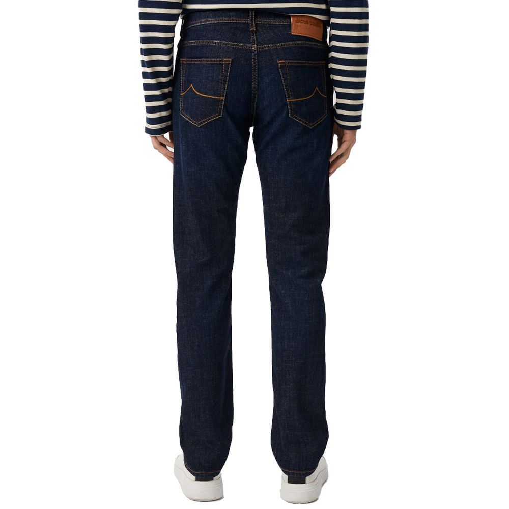 Jacob Cohen Blaue Baumwolljeans & Hose