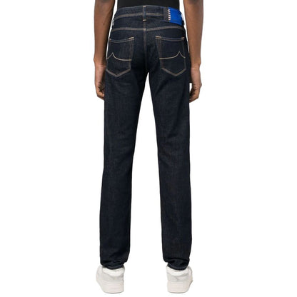 Jacob Cohen Blaue Baumwolljeans & Hose