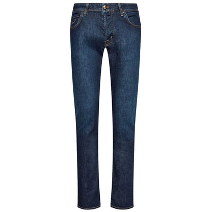 Jacob Cohen Blaue Baumwolljeans & Hose