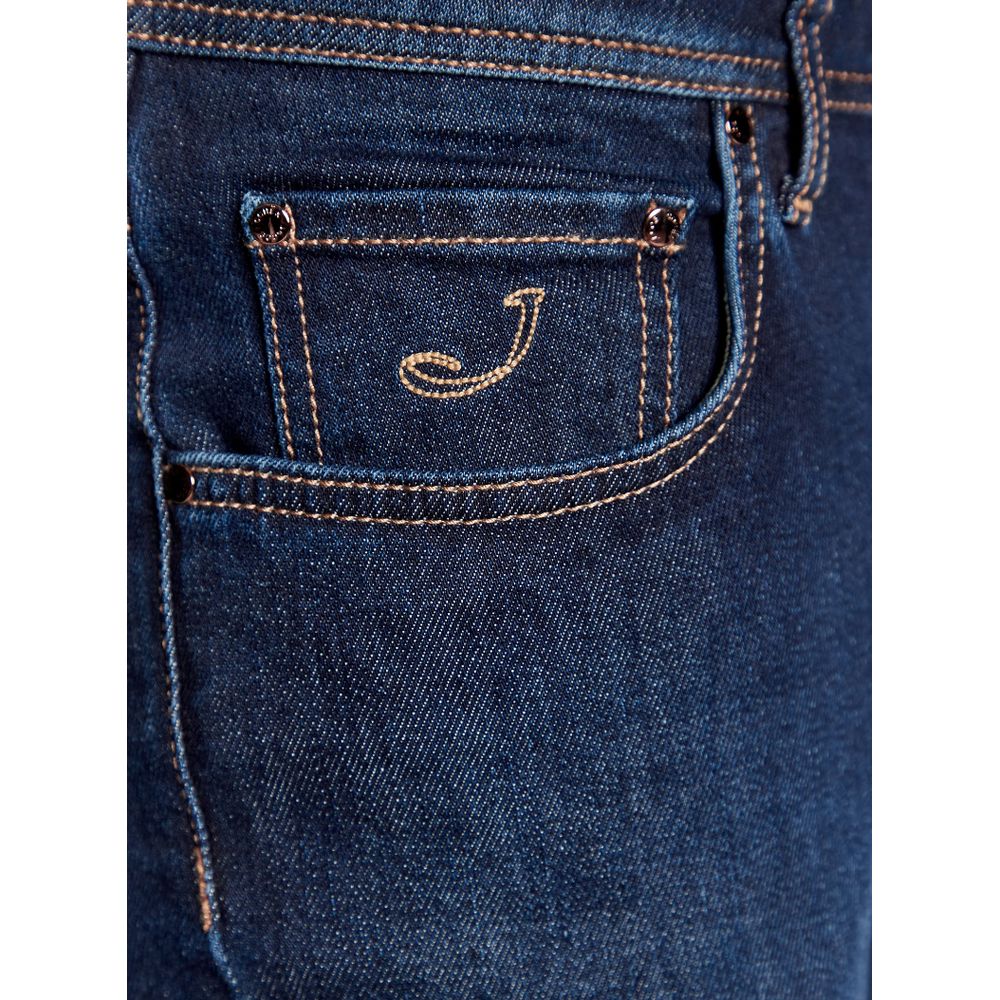 Jacob Cohen Blaue Baumwolljeans & Hose