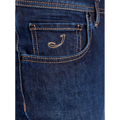 Jacob Cohen Blaue Baumwolljeans & Hose