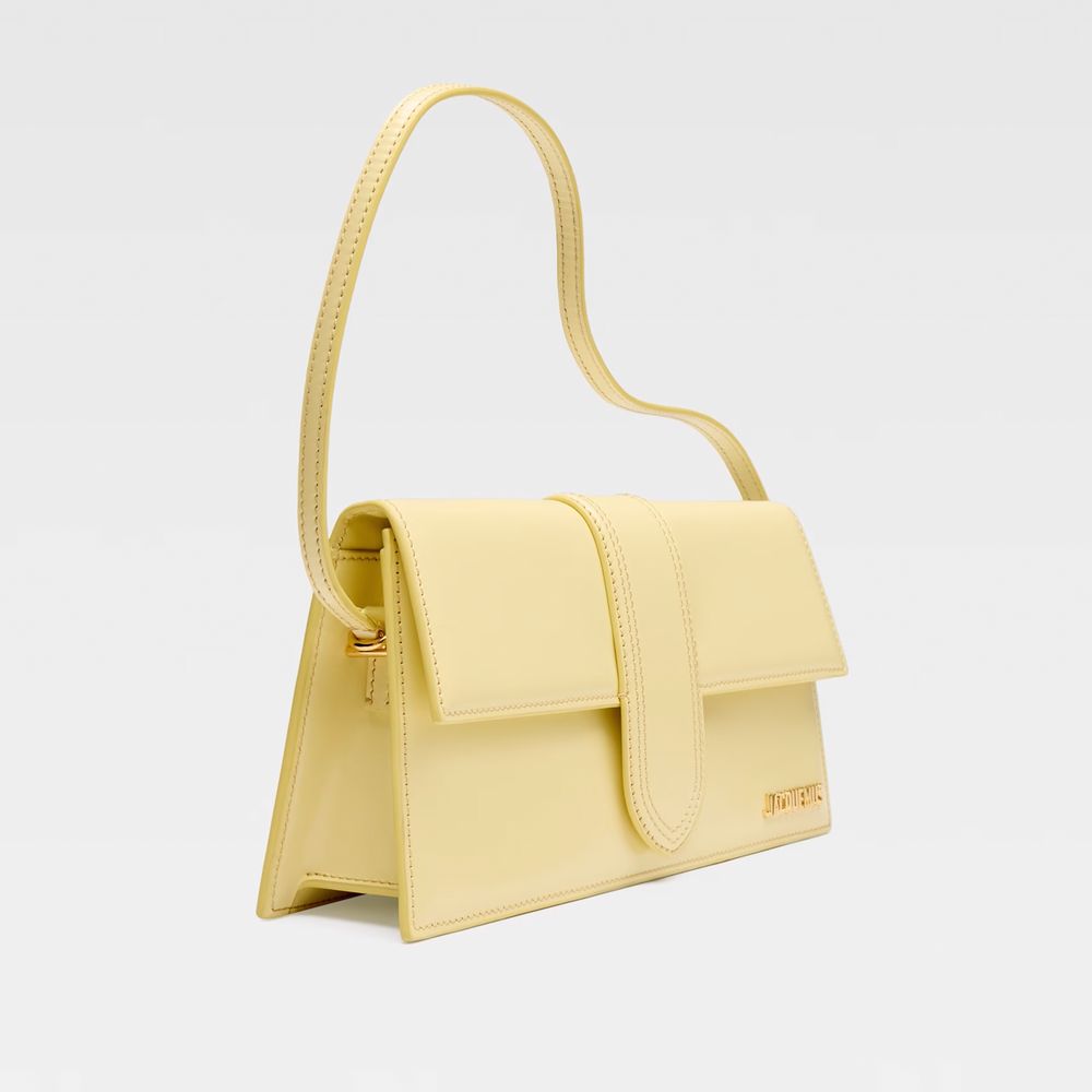 Jacquemus Gelbe Lederhandtasche