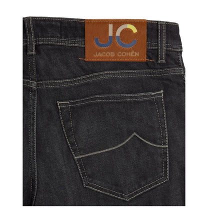 Jacob Cohen Schwarze Baumwolljeans & Hose