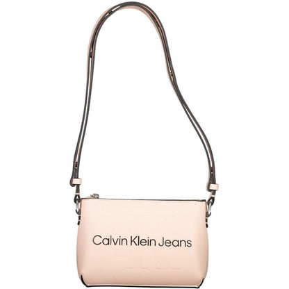 Calvin Klein Rosa Polyethylen-Handtasche