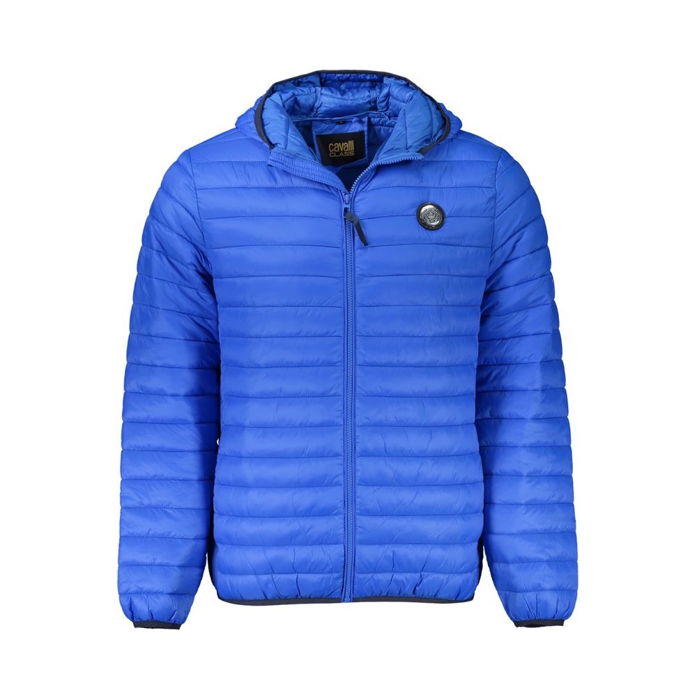 Cavalli Class Blaue Polyamid Herren Jacke