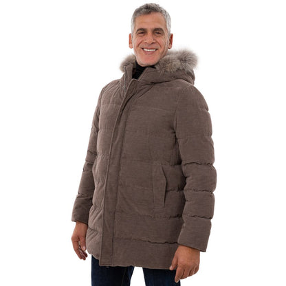 Herno Braune Baumwolljacke