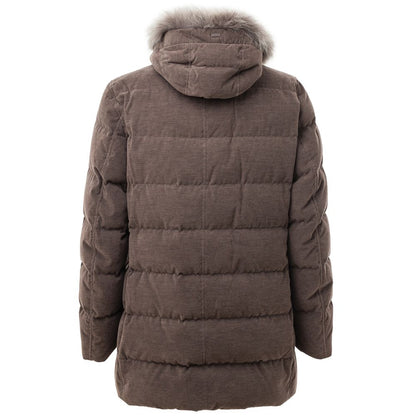 Herno Braune Baumwolljacke