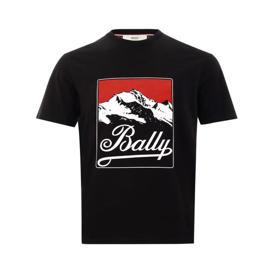 Bally Schwarzes T-Shirt aus Baumwolle