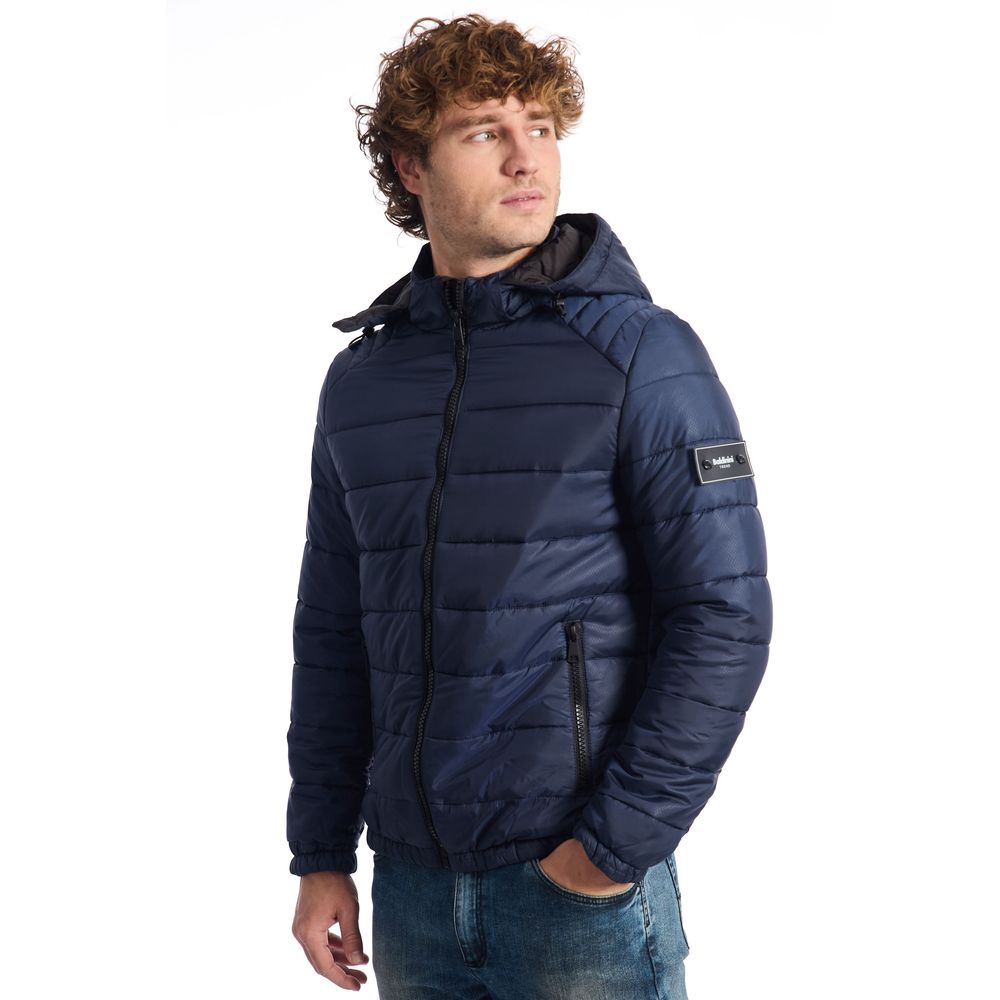 Baldinini Trend Blaue Polyester Herren Jacke