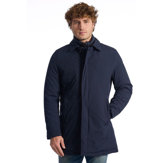 Baldinini Trend Blaue Polyester Herren Jacke