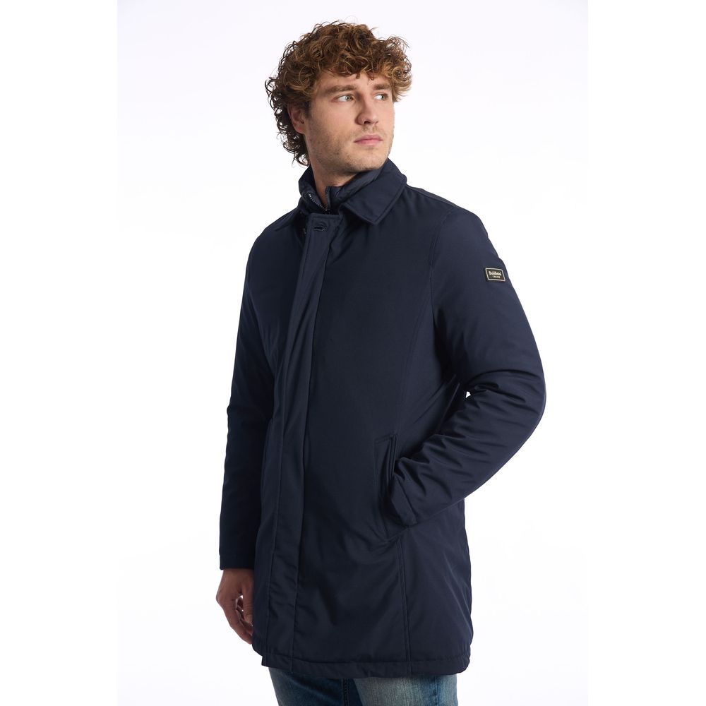 Baldinini Trend Blaue Polyester Herren Jacke