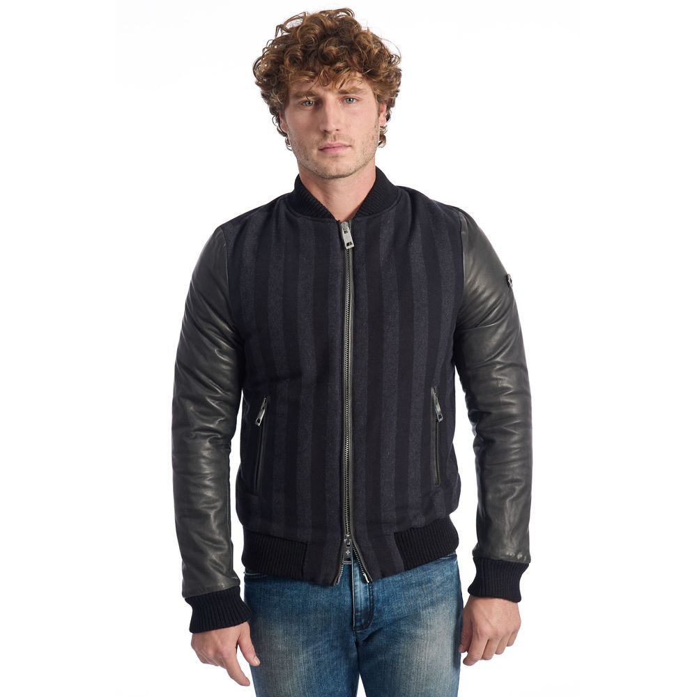 Roberto Pepe Luxury Schwarze Stoffjacke