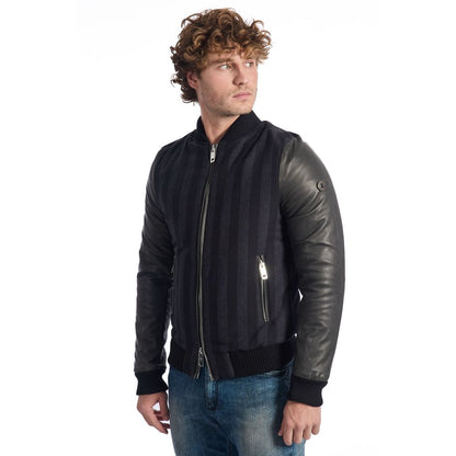 Roberto Pepe Luxury Schwarze Stoffjacke