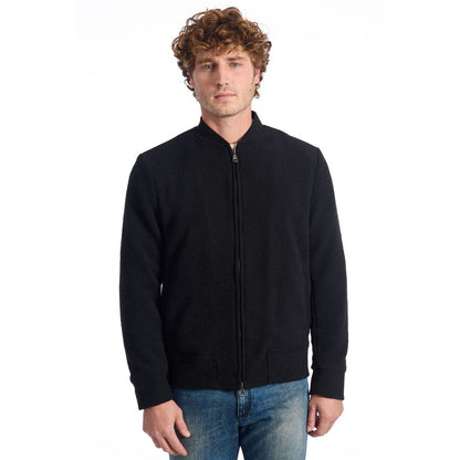 Roberto Pepe Luxury Schwarze Wolljacke