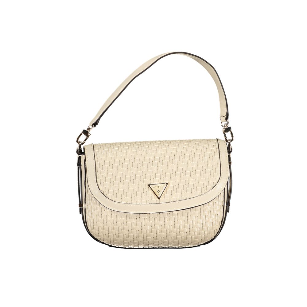 Guess Jeans Beige Polyethylen Handtasche