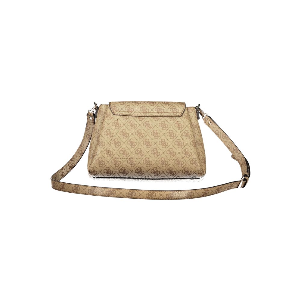 Guess Jeans Beige Polyethylen Handtasche