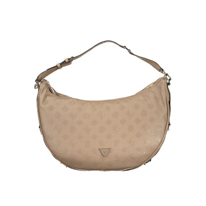 Guess Jeans Beige Polyethylen Handtasche