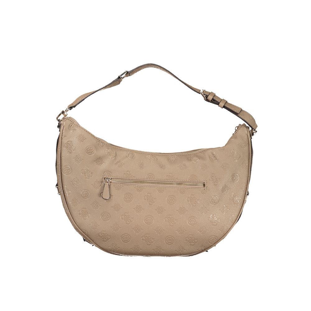 Guess Jeans Beige Polyethylen Handtasche